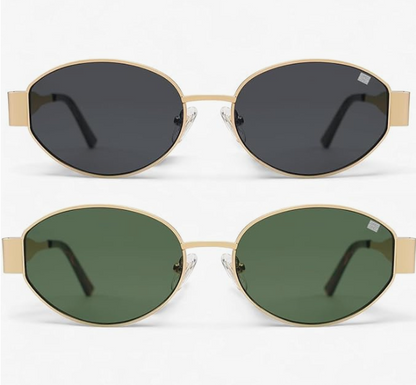 Trendy Metal Sunglasses😎