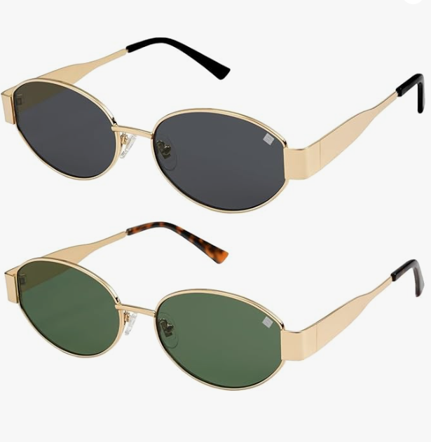 Trendy Metal Sunglasses😎