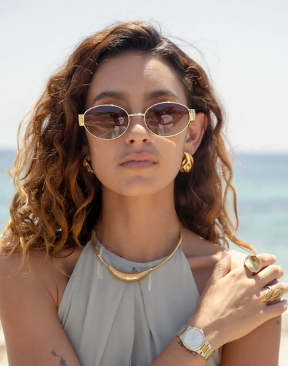 Trendy Metal Sunglasses😎